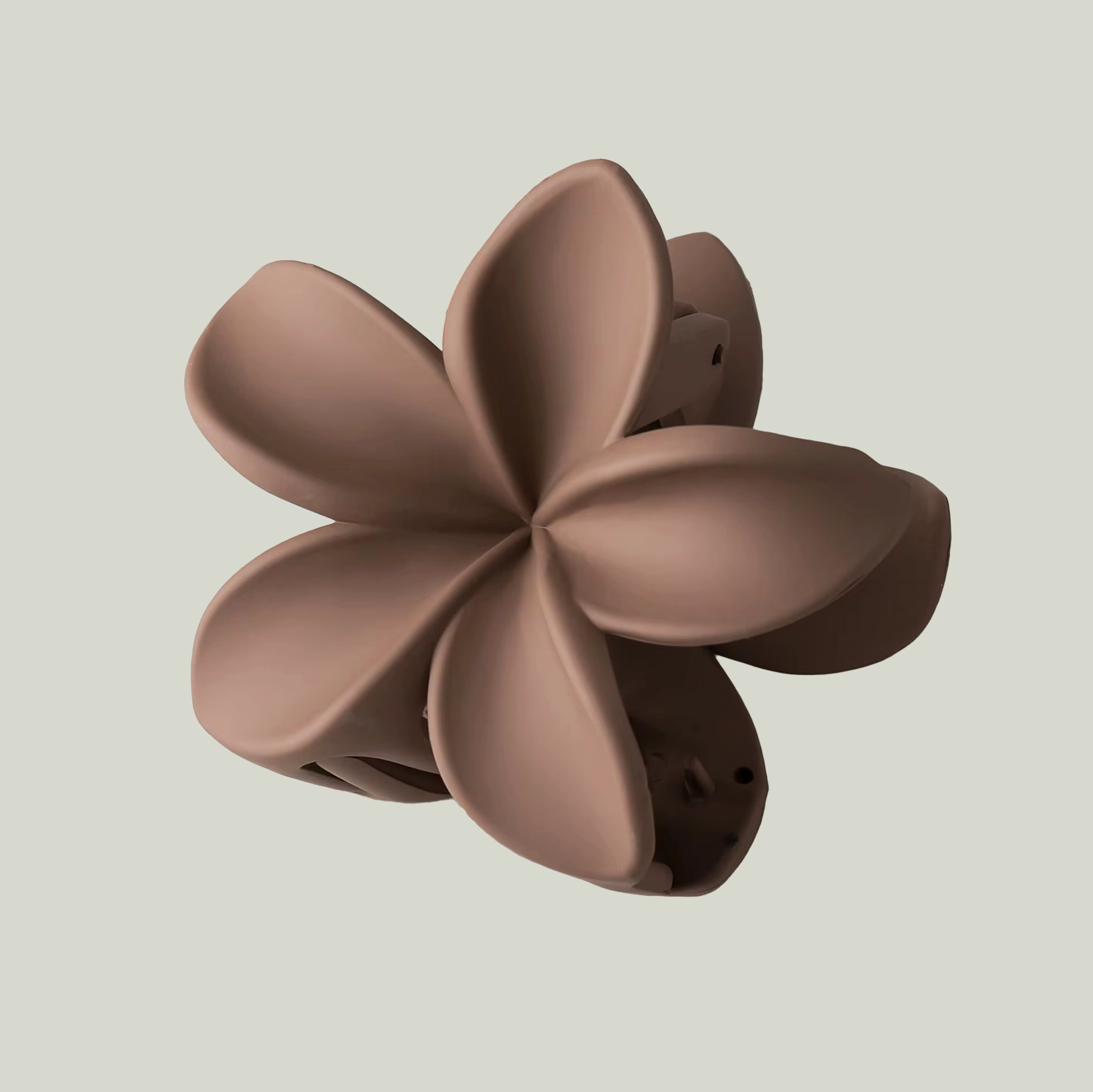 Brown Flower Hair Clip