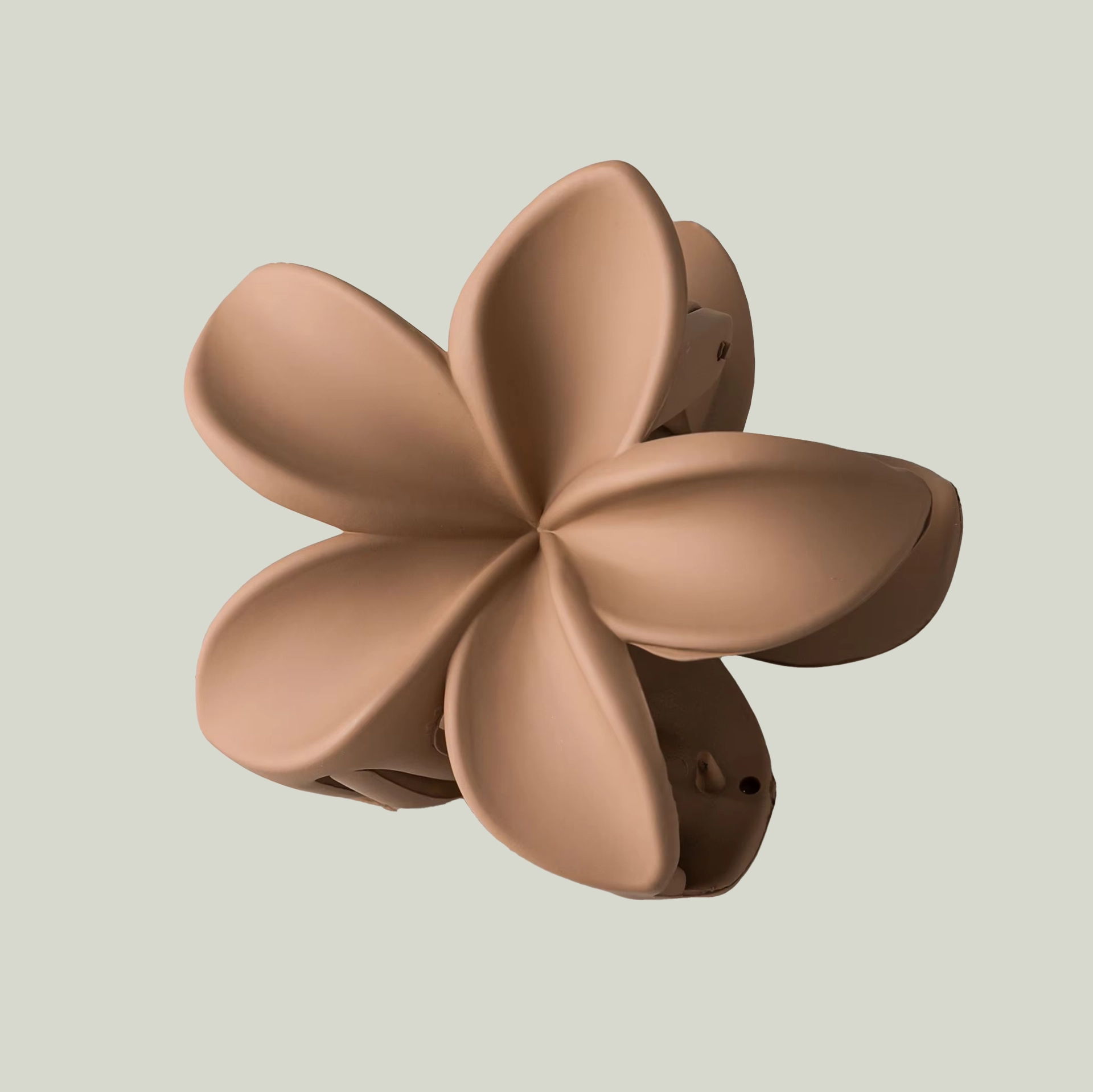 Mocca Flower Hair Clip