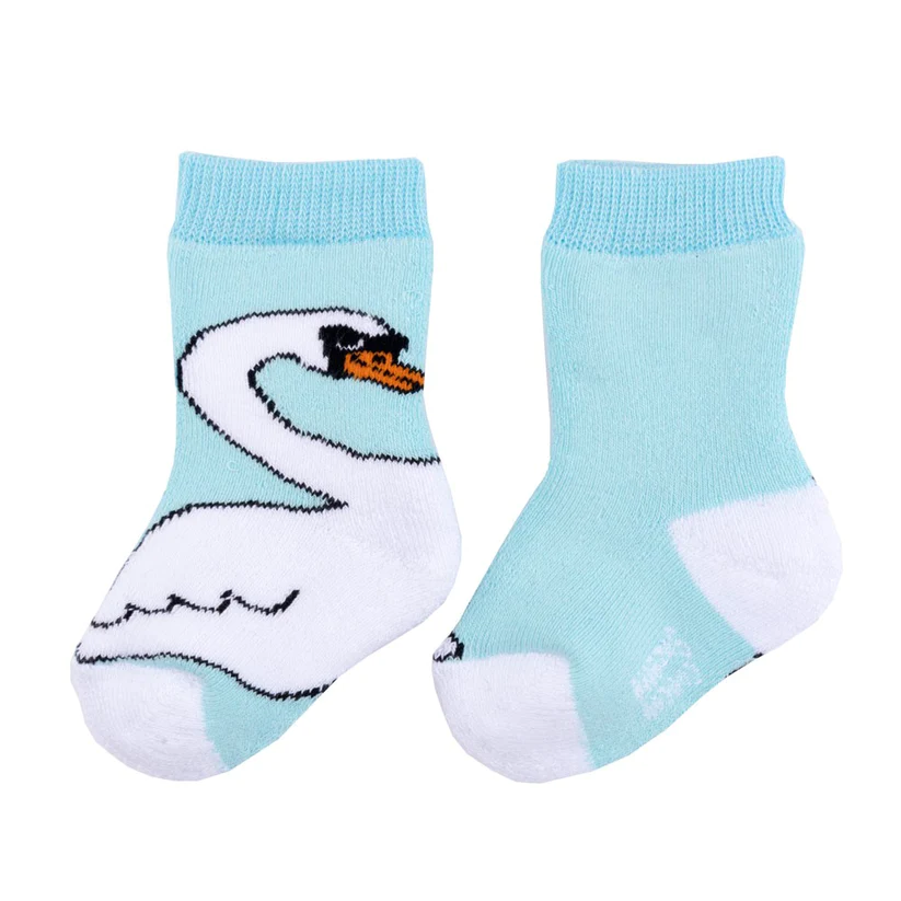 Swan Baby Socks