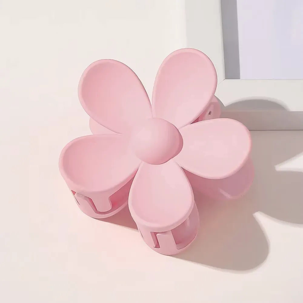 Pink Daisy Hair Claw