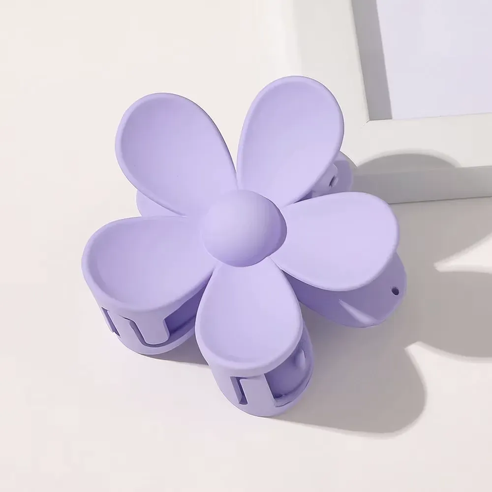 Purple Daisy Hair Claw