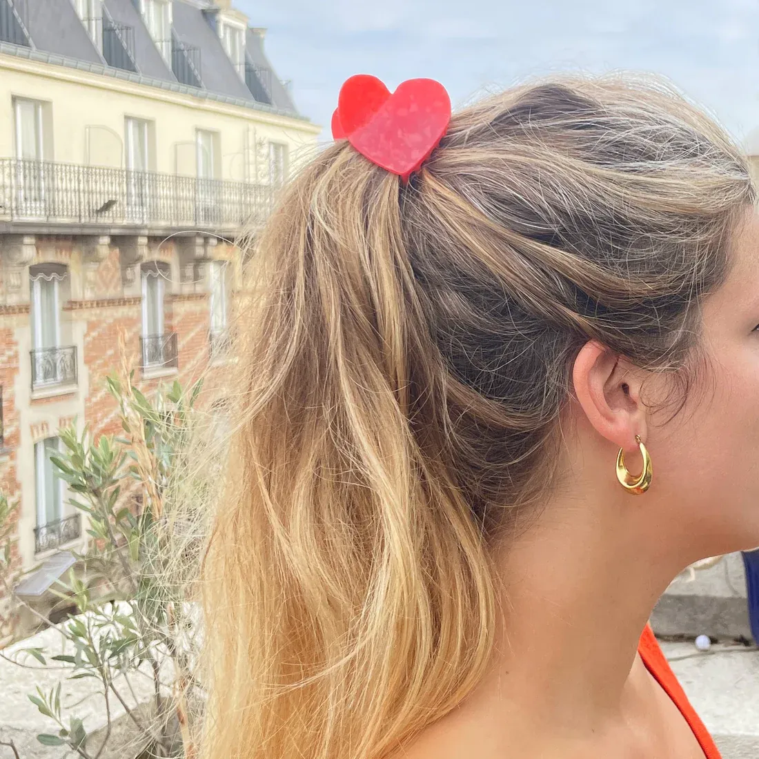 Heart Hair Claw