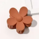 Τerracotta Daisy Hair Claw