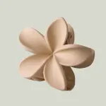 Beige Flower Hair Clip