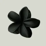 Black Flower Hair Clip