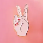 Peace Out Pin